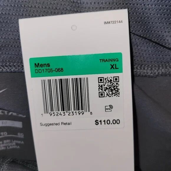 Nike Pro Dri-FIT ADV Recovery Tights workout Mens Size XL DD1705 068 Grey New - Picture 12 of 12